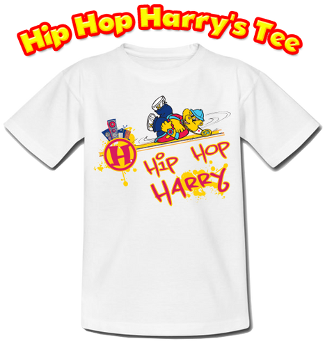 Hip Hop Harry back spin t-shirt.